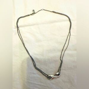 James Avery: Sterling Silver, Adjustable Infinity Necklace, Retired